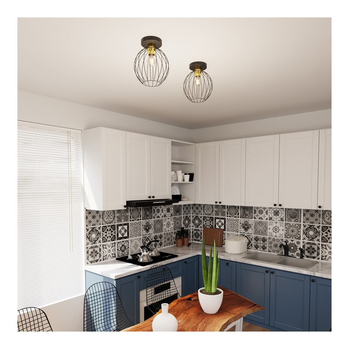 Emibig NEST 1 BL GOLD EM1370/1 kolor złoty z kategorii lampy sufitowe