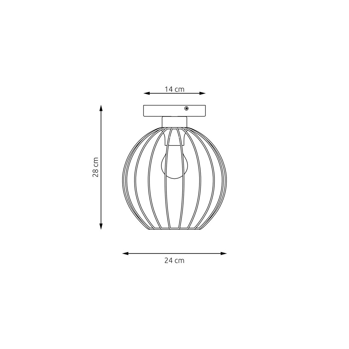 Emibig NEST 1 BL GOLD EM1370/1 kolor złoty z kategorii lampy sufitowe
