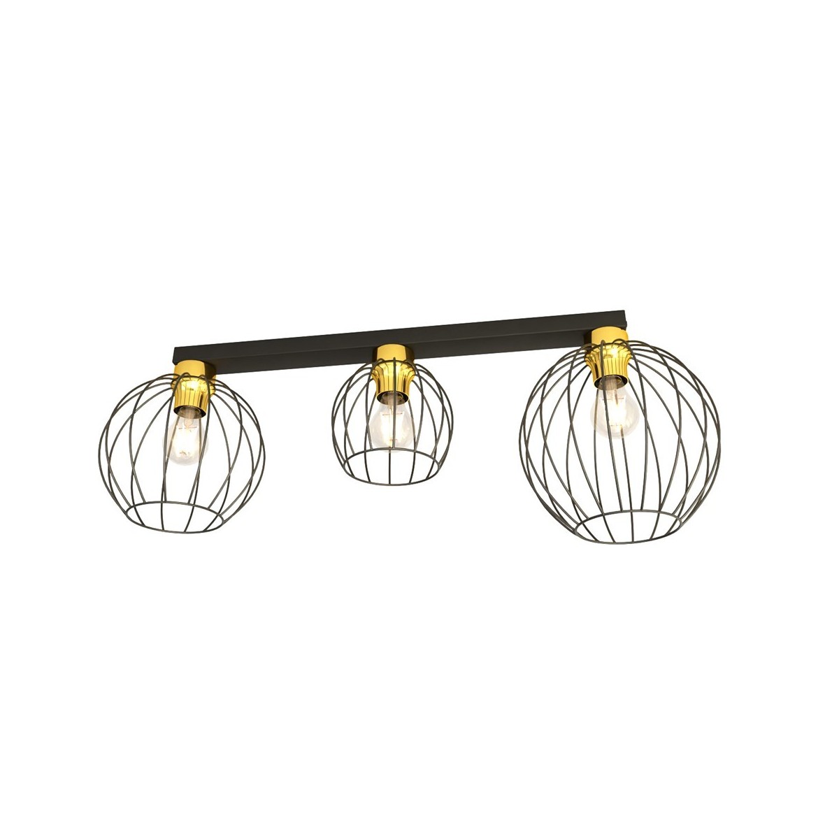 Emibig NEST 3 BL GOLD EM1370/3 kolor złoty z kategorii lampy sufitowe