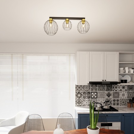 Emibig NEST 3 BL GOLD EM1370/3 kolor złoty z kategorii lampy sufitowe
