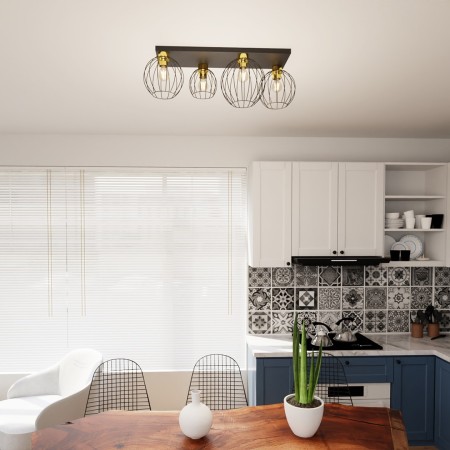 Emibig NEST 4 BL GOLD EM1370/4 kolor złoty z kategorii lampy sufitowe