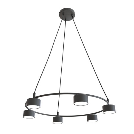 Emibig STARLIT 6 BL EM1372/6 kolor czarny z kategorii lampy wiszące
