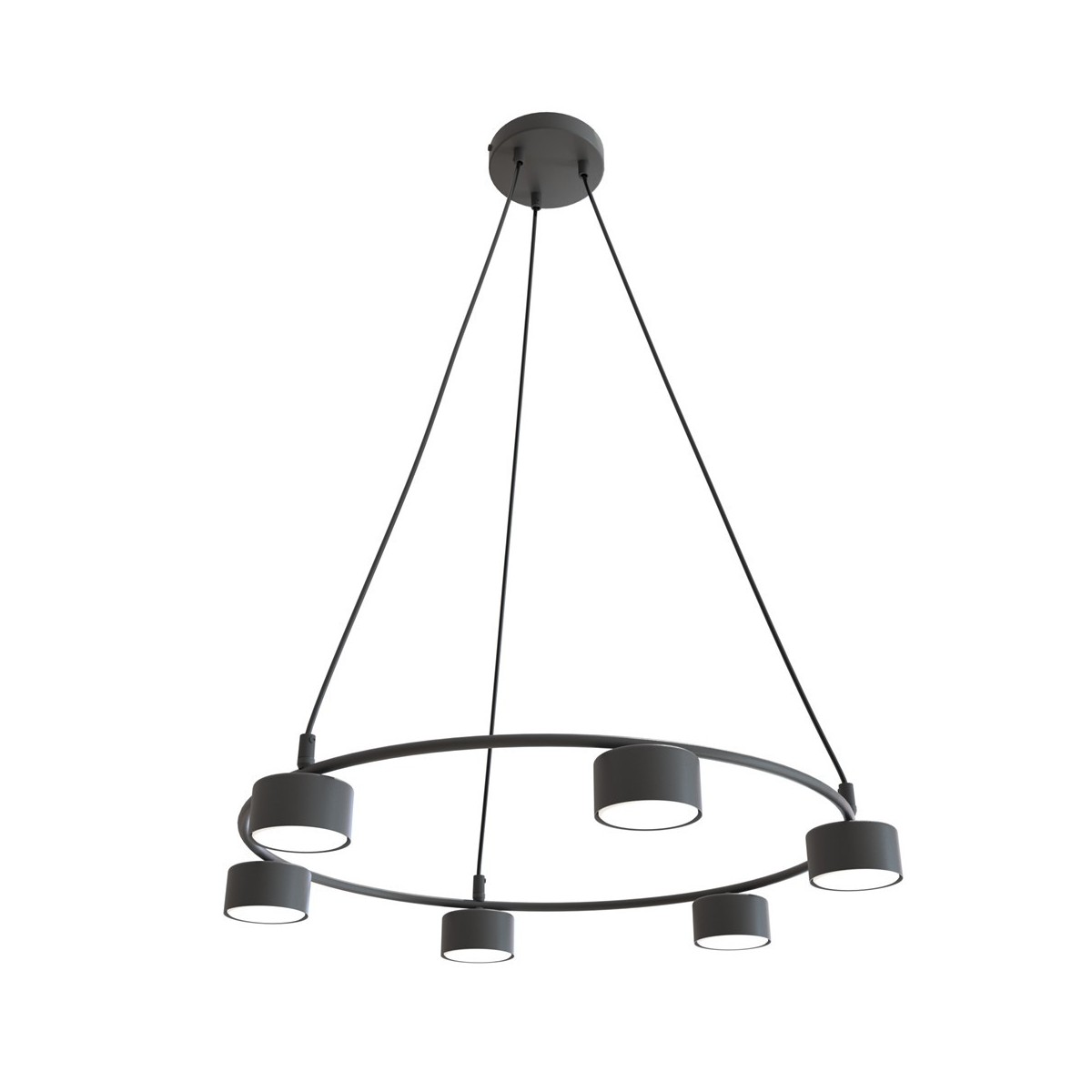 Emibig STARLIT 6 BL EM1372/6 kolor czarny z kategorii lampy wiszące