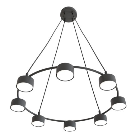 Emibig STARLIT 8 BL EM1372/8 kolor czarny z kategorii lampy wiszące