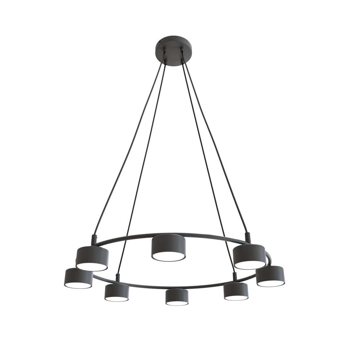 Emibig STARLIT 8 BL EM1372/8 kolor czarny z kategorii lampy wiszące