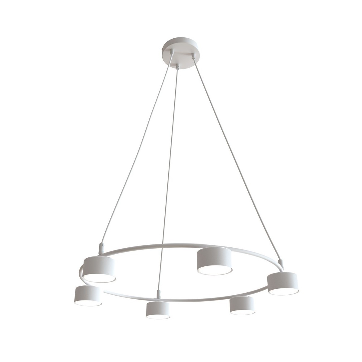 Emibig STARLIT 6 WH EM1373/6 kolor biały z kategorii lampy wiszące