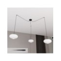 Emibig ORIGO 3 BL OPAL EM1374/3 kolor czarny z kategorii lampy wiszące