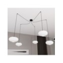 Emibig ORIGO 5 BL OPAL EM1374/5 kolor czarny z kategorii lampy wiszące