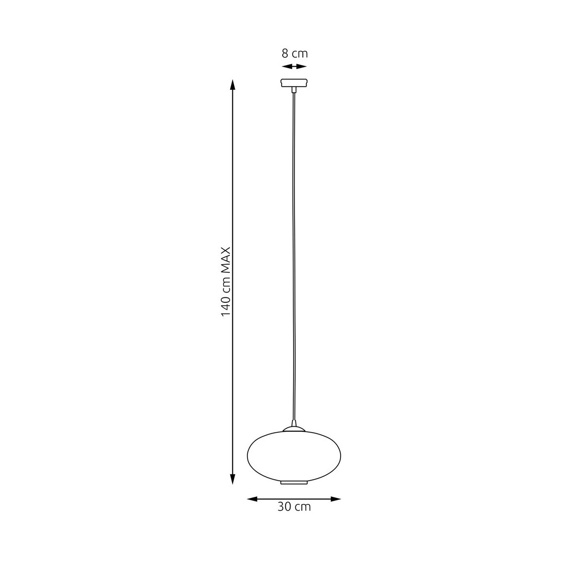 Emibig COCO 1 BL GRAFIT EM1377/1 kolor czarny z kategorii lampy wiszące