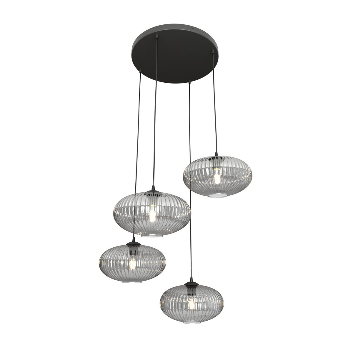 Emibig COCO 4 BL PREM GRAFIT EM1377/4PREM kolor czarny z kategorii lampy wiszące