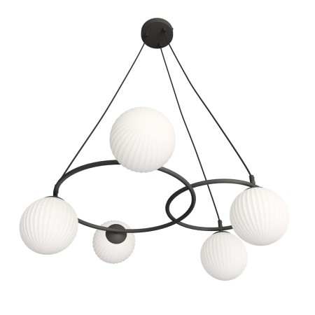 Emibig LIBRA 5 BL OPAL EM1379/5 kolor czarny z kategorii lampy sufitowe