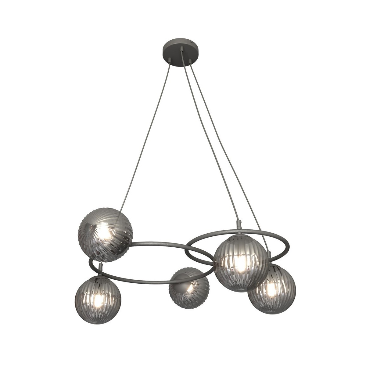 Emibig LIBRA 5 BL GRAFIT EM1380/5 kolor czarny z kategorii lampy sufitowe