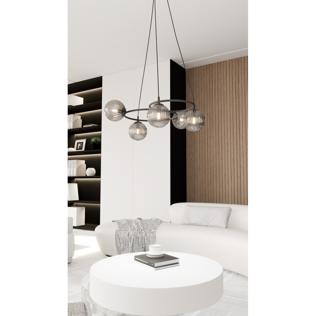 Emibig LIBRA 5 BL GRAFIT EM1380/5 kolor czarny z kategorii lampy sufitowe