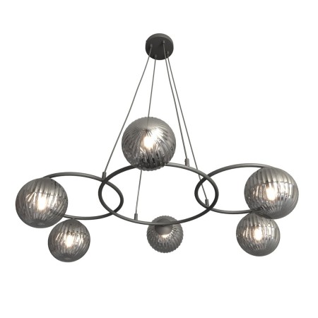 Emibig LIBRA 6 BL GRAFIT EM1380/6 kolor czarny z kategorii lampy sufitowe