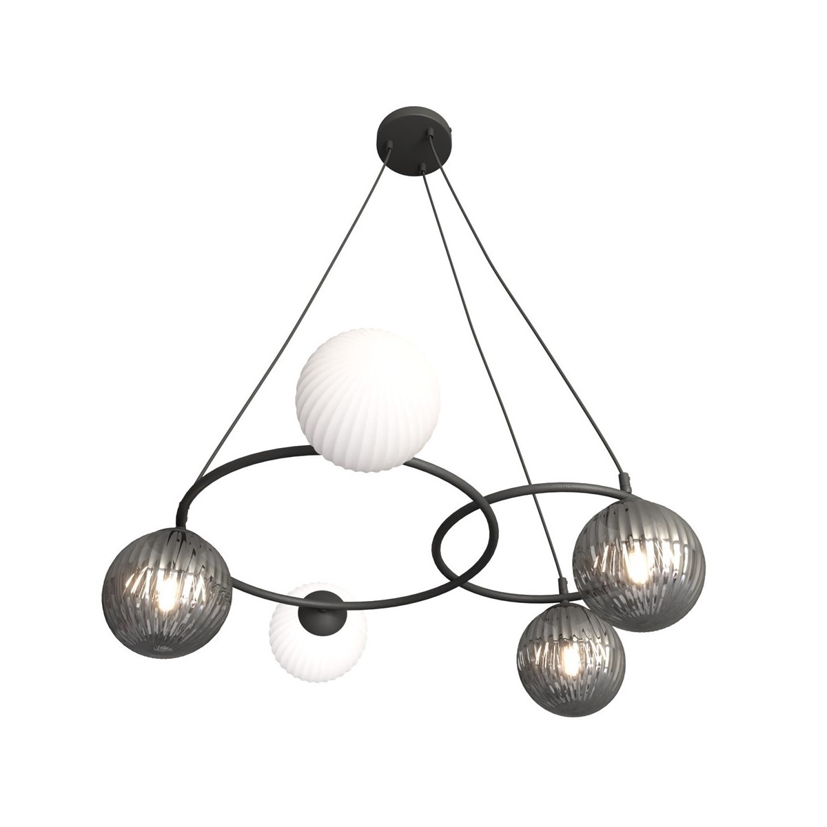 Emibig LIBRA 5 BL MIX EM1381/5 kolor czarny z kategorii lampy sufitowe