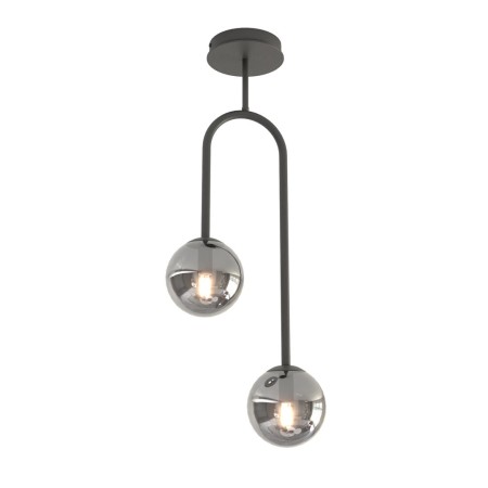 Emibig ATRIA 2 BL GRAFIT EM1384/2 kolor czarny z kategorii lampy sufitowe
