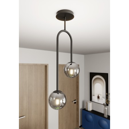 Emibig ATRIA 2 BL GRAFIT EM1384/2 kolor czarny z kategorii lampy sufitowe
