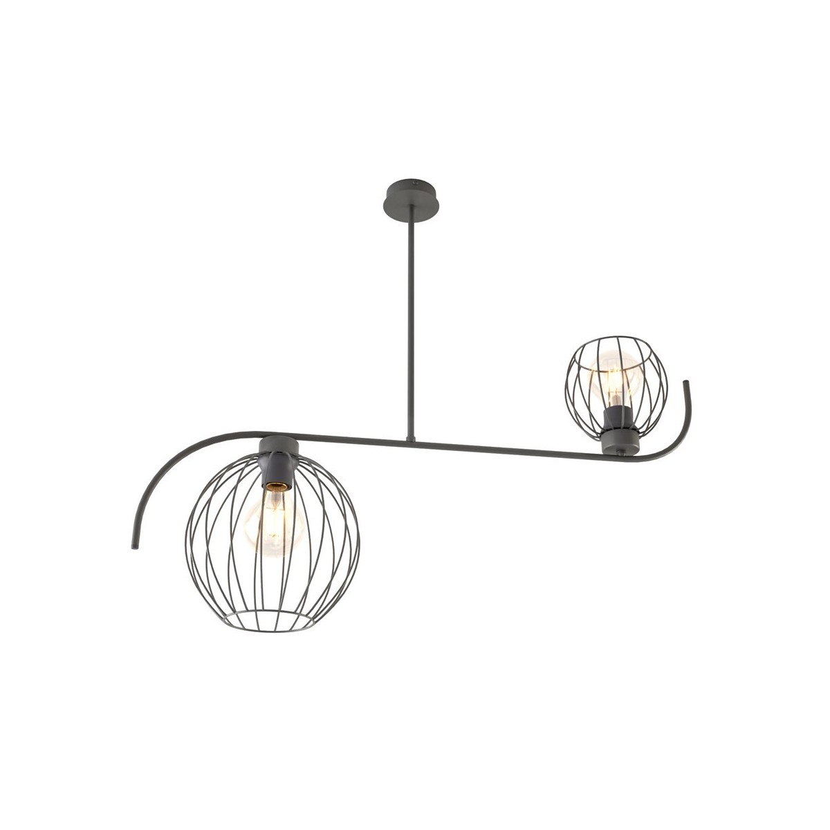 Emibig ECHO 2 BL EM1385/2 kolor czarny z kategorii lampy sufitowe