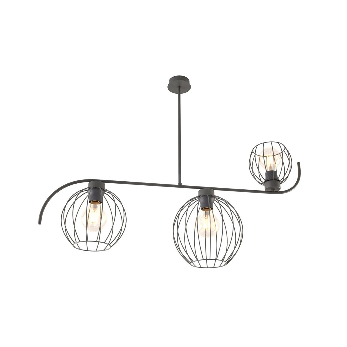 Emibig ECHO 3 BL EM1385/3 kolor czarny z kategorii lampy sufitowe