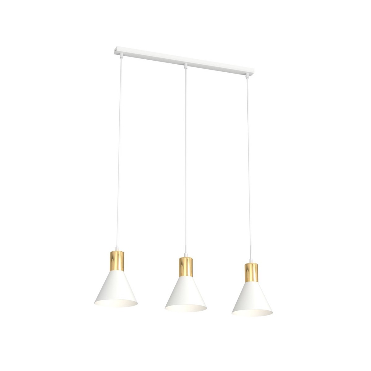 Emibig ROSA 3 WH EM1389/3 kolor biały z kategorii lampy wiszące