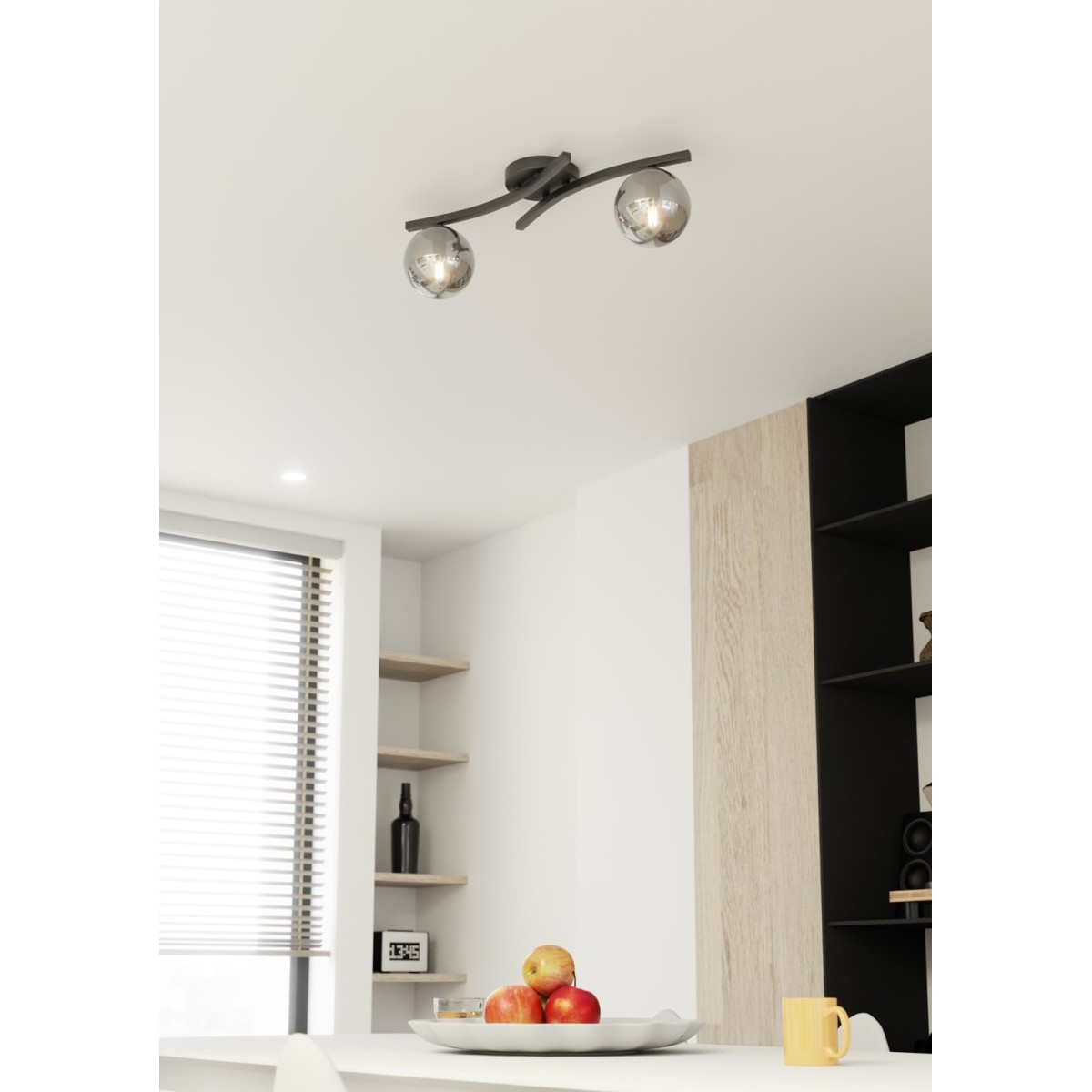 Emibig OPUS 2 BL GRAFIT EM1391/2 kolor czarny z kategorii lampy sufitowe