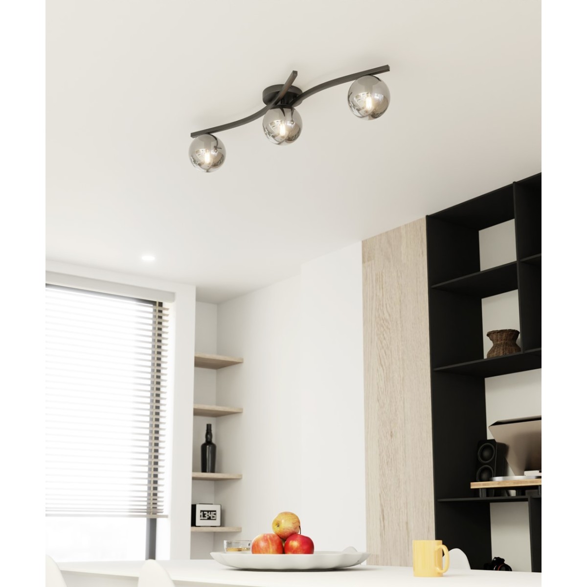 Emibig OPUS 3 BL GRAFIT EM1391/3 kolor czarny z kategorii lampy sufitowe