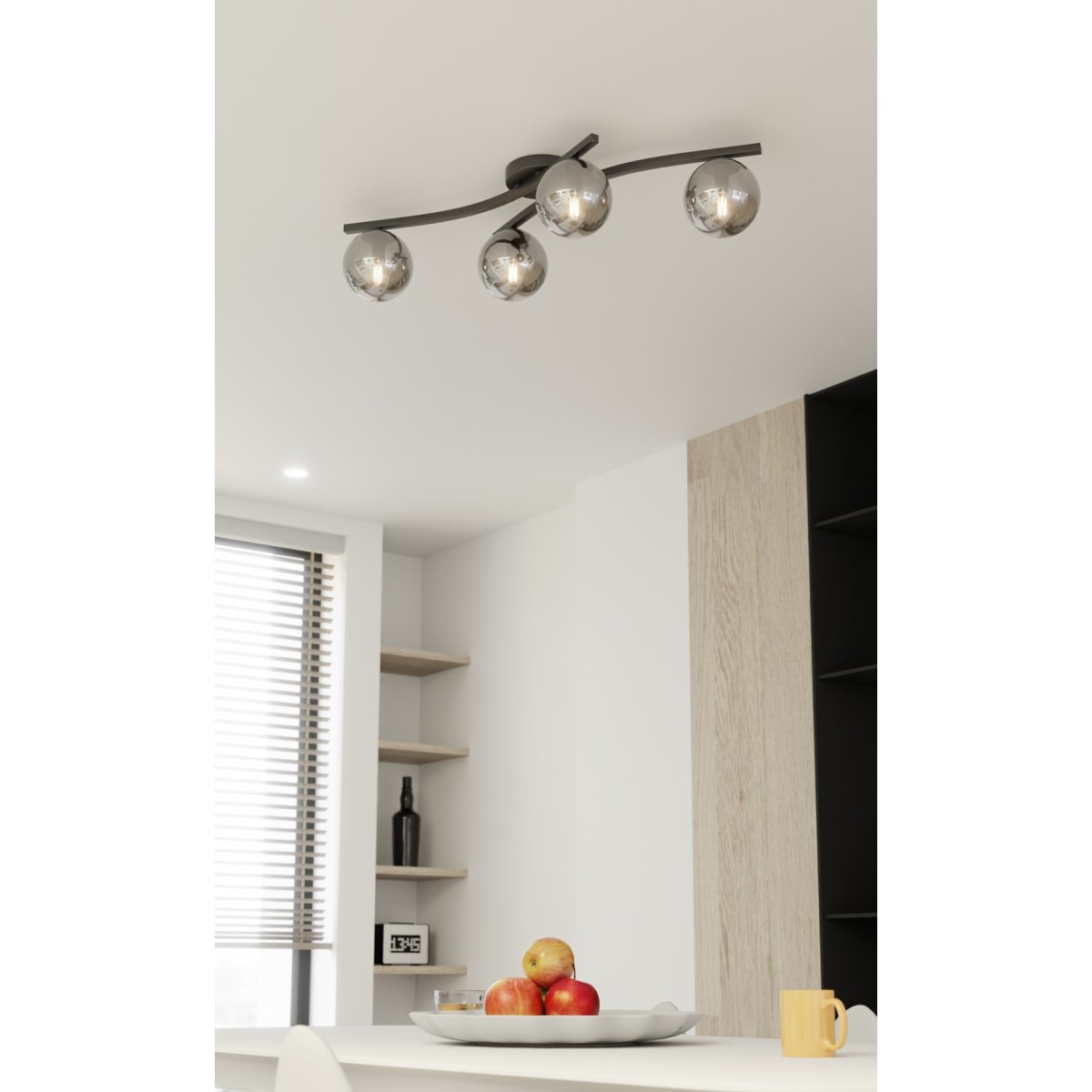 Emibig OPUS 4 BL GRAFIT EM1391/4 kolor czarny z kategorii lampy sufitowe