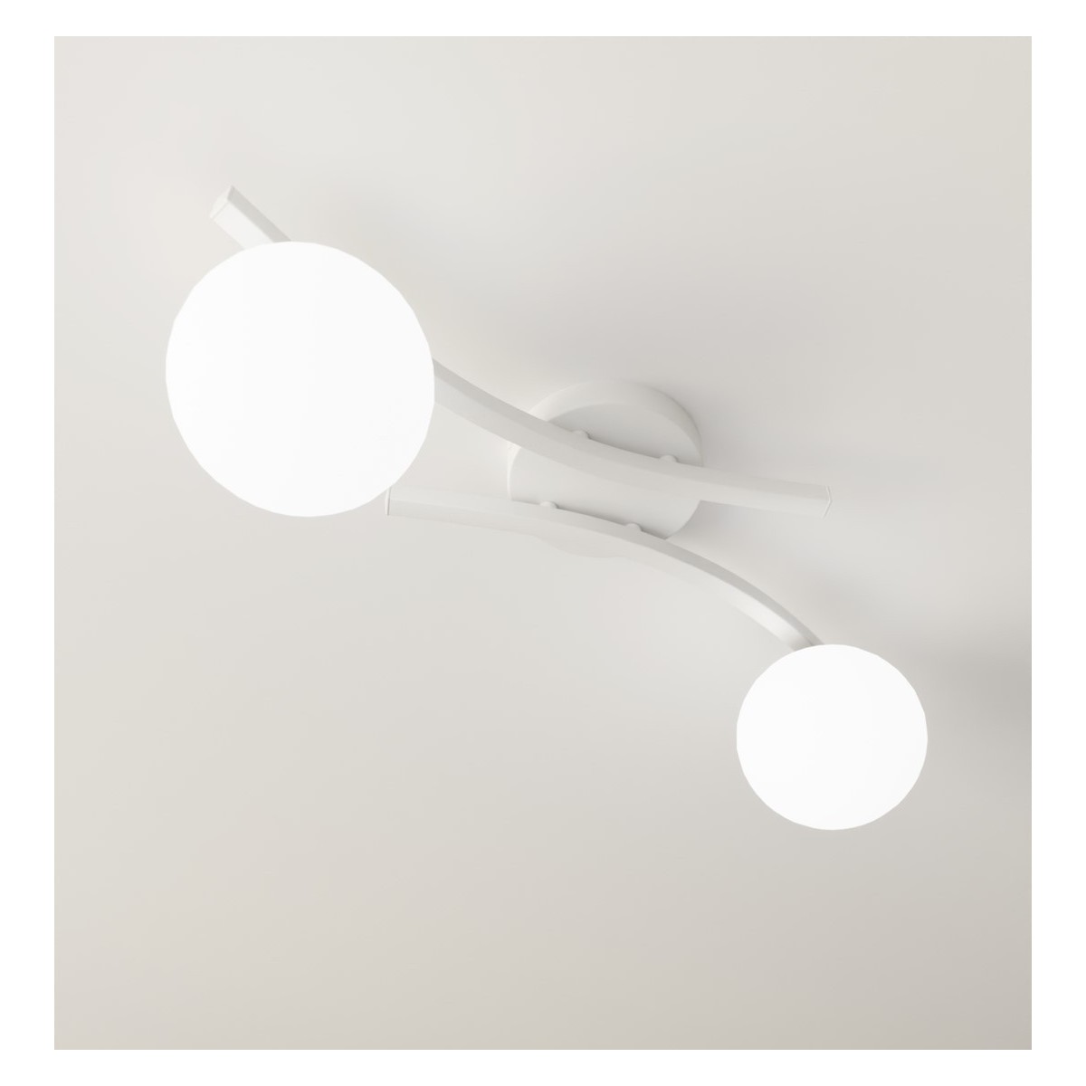 Emibig OPUS 2 WH OPAL EM1392/2 kolor biały z kategorii lampy sufitowe