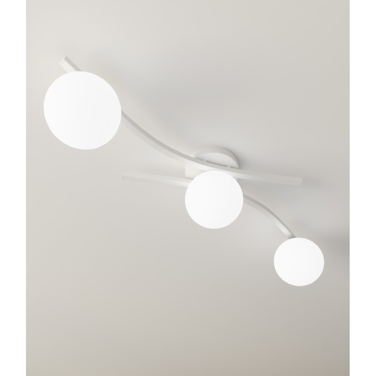 Emibig OPUS 3 WH OPAL EM1392/3 kolor biały z kategorii lampy sufitowe