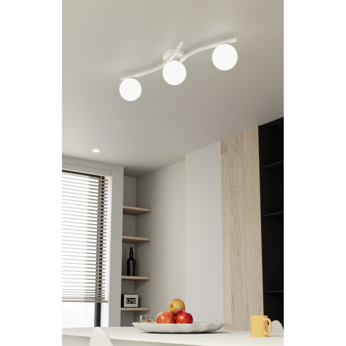 Emibig OPUS 3 WH OPAL EM1392/3 kolor biały z kategorii lampy sufitowe