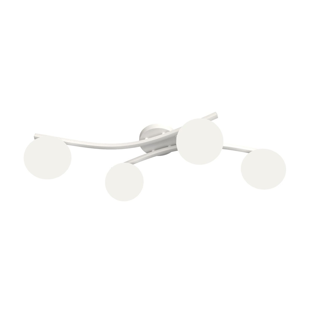 Emibig OPUS 4 WH OPAL EM1392/4 kolor biały z kategorii lampy sufitowe