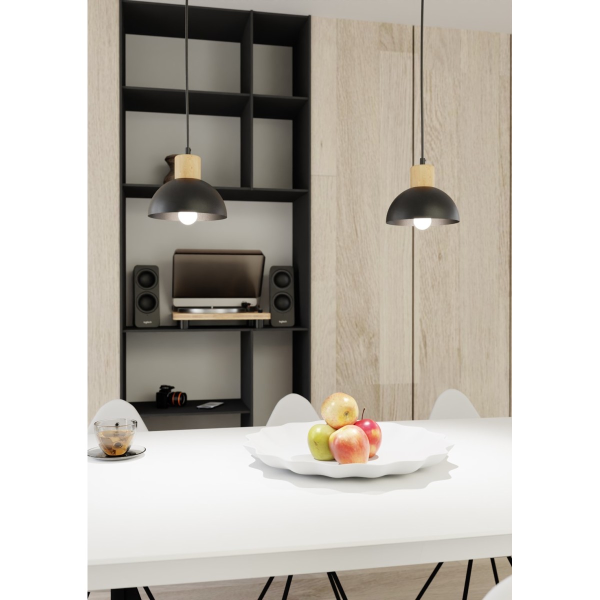 Emibig SECO 1 BL EM1393/1 kolor czarny z kategorii lampy wiszące