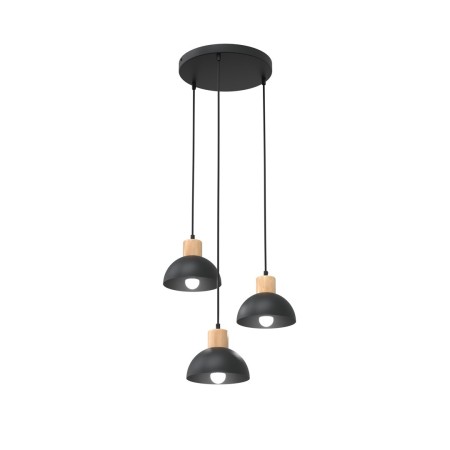 Emibig SECO 3 PREM BL EM1393/3PREM kolor czarny z kategorii lampy wiszące