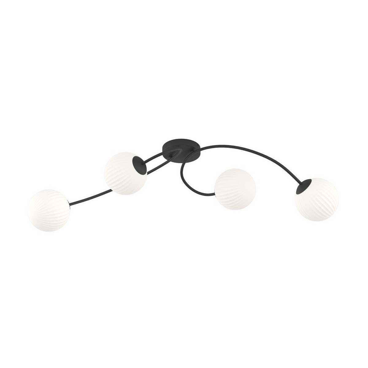 Emibig VIBRA 4 BL OPAL EM1398/4 kolor czarny z kategorii lampy sufitowe