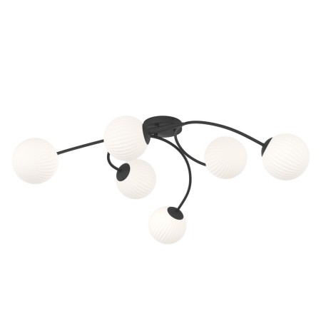 Emibig VIBRA 6 BL OPAL EM1398/6 kolor czarny z kategorii lampy sufitowe