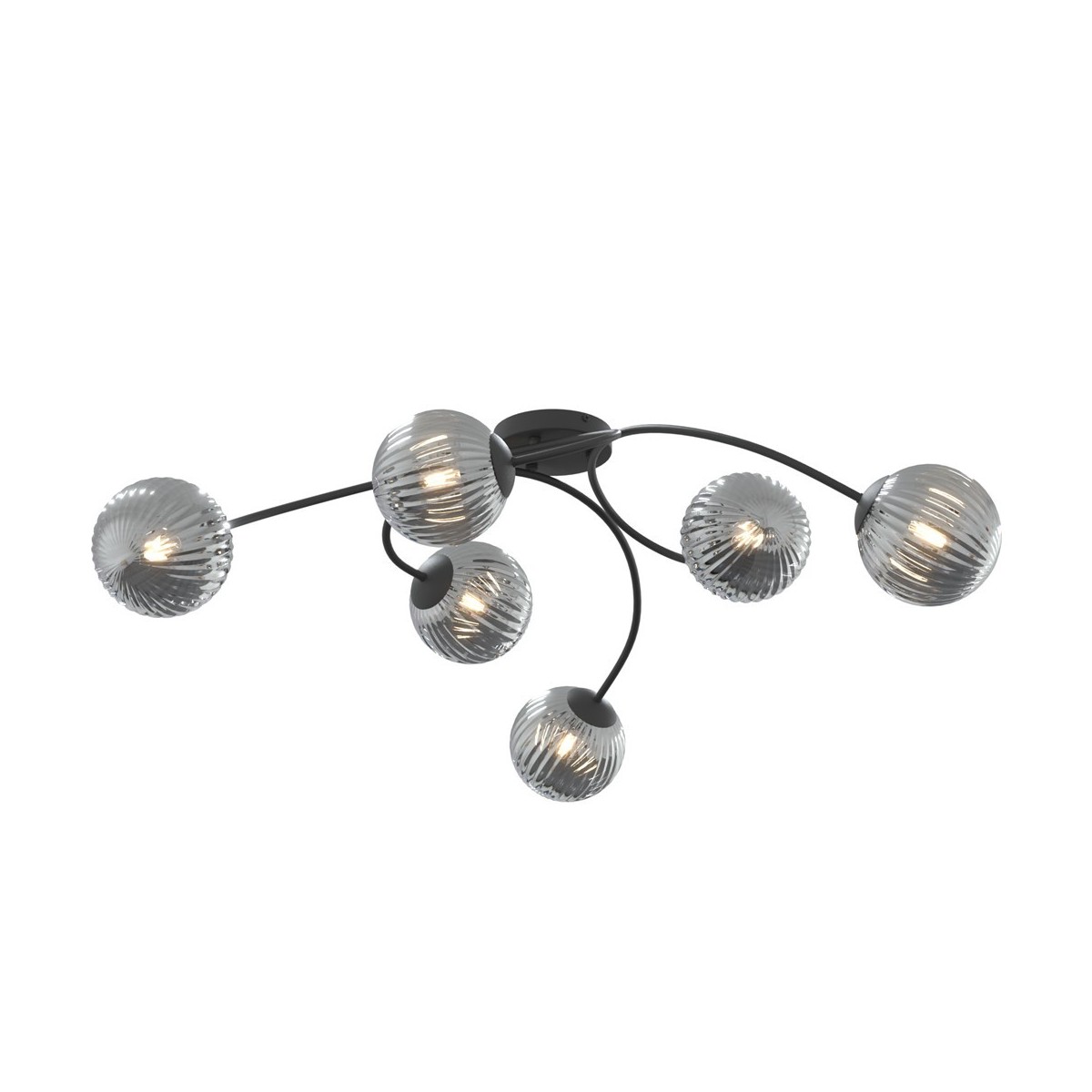 Emibig VIBRA 6 BL GRAFIT EM1399/6 kolor czarny z kategorii lampy sufitowe