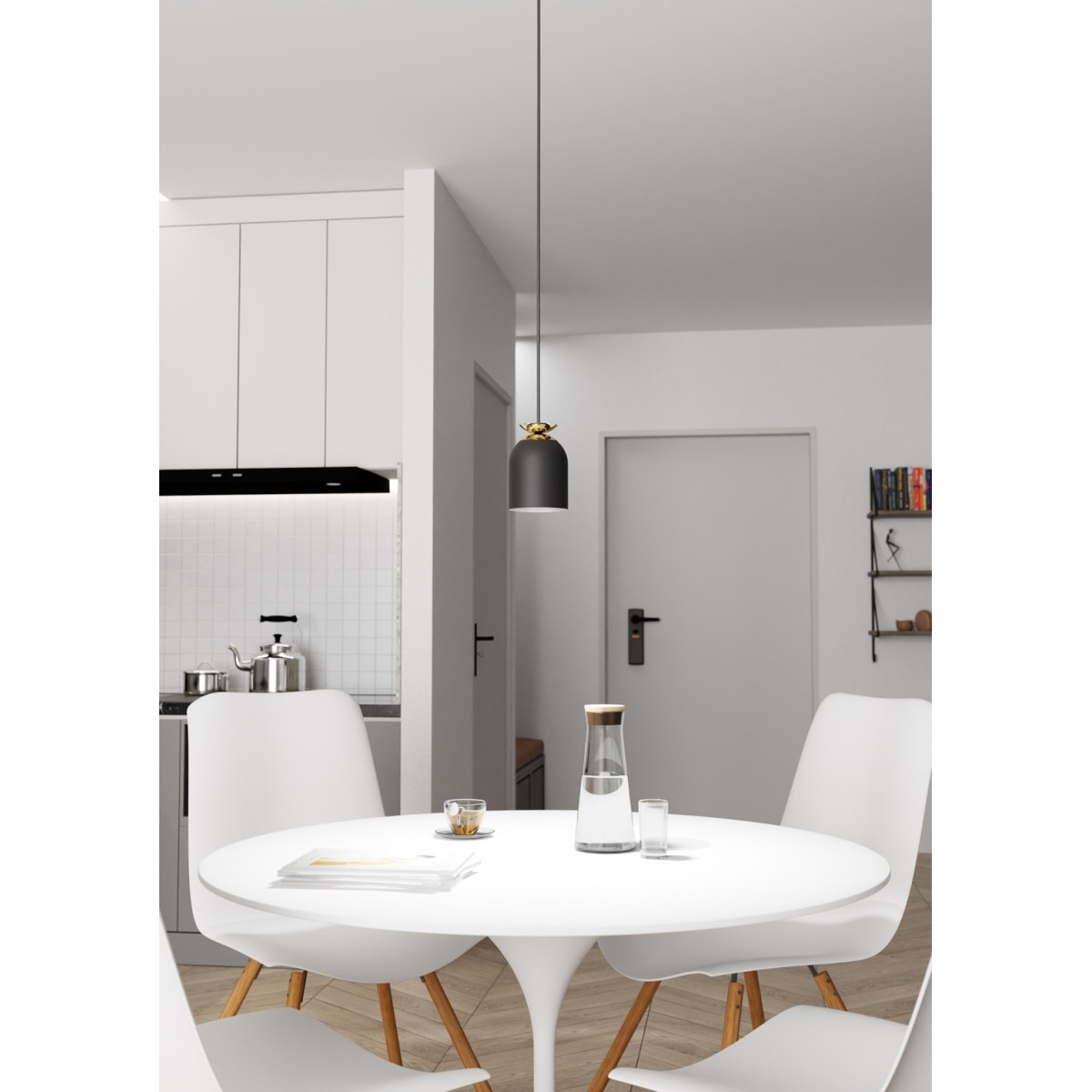 Emibig TARGET 1 BL EM1400/1 kolor czarny z kategorii lampy wiszące