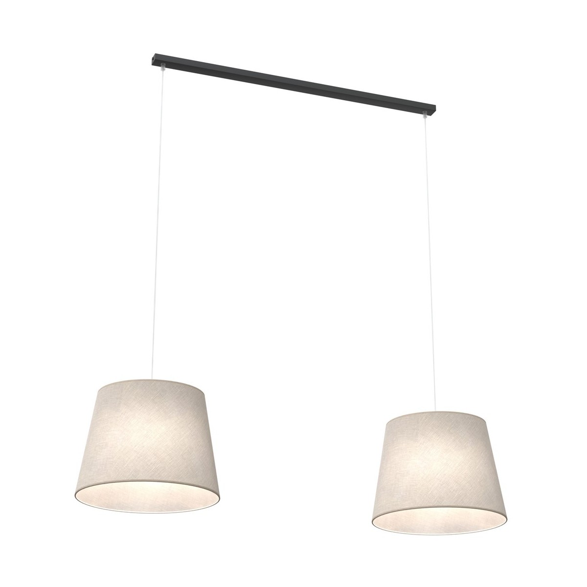 Emibig EPOCA 2 BEIGE EM1404/2 kolor czarny z kategorii lampy wiszące