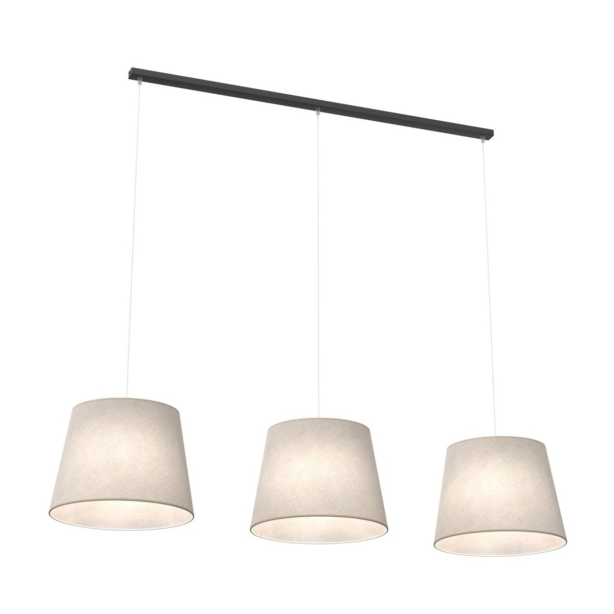 Emibig EPOCA 3 BEIGE EM1404/3 kolor czarny z kategorii lampy wiszące