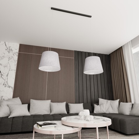 Emibig EPOCA 2 GREY EM1405/2 kolor czarny z kategorii lampy wiszące