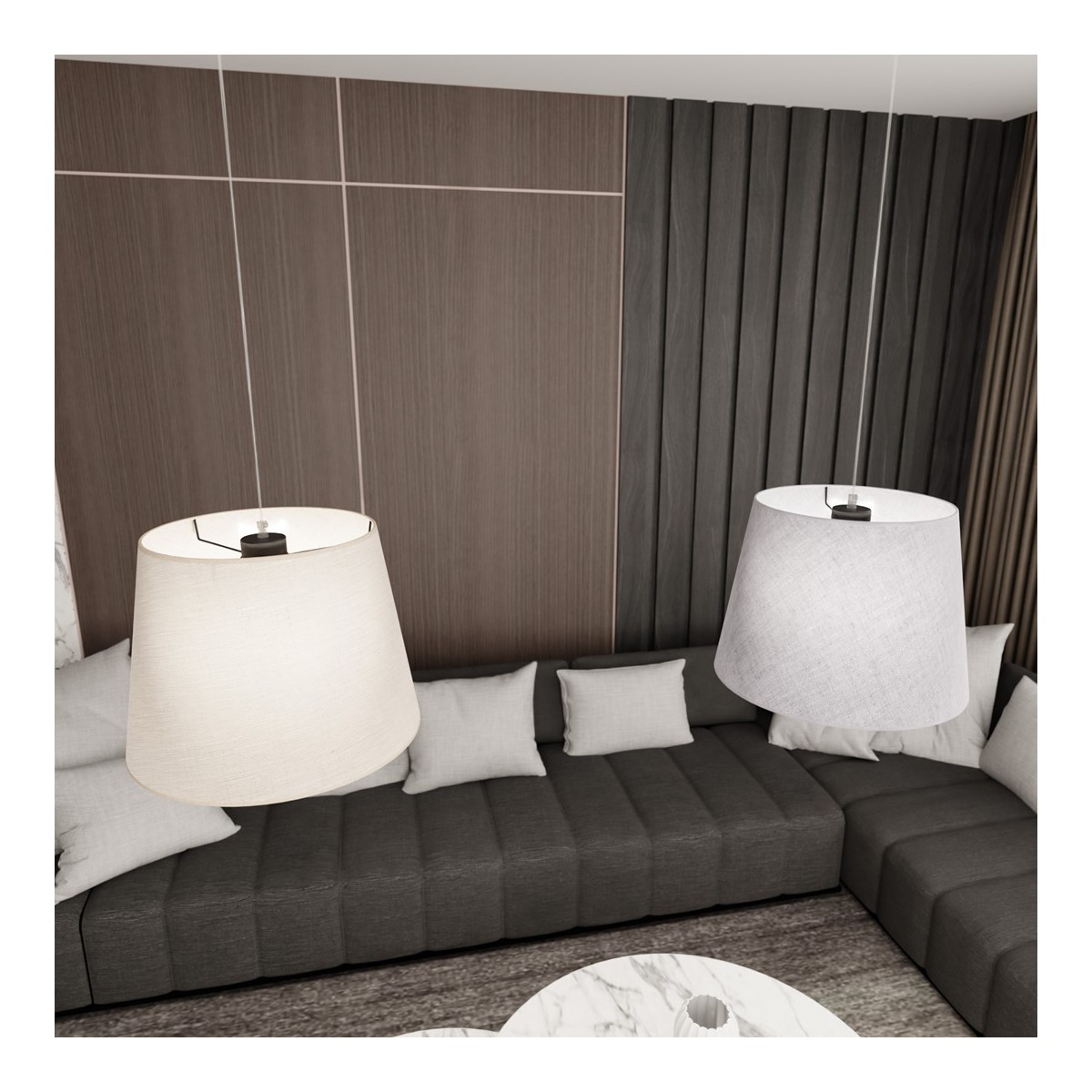 Emibig EPOCA 2 MIX EM1406/2 kolor czarny z kategorii lampy wiszące