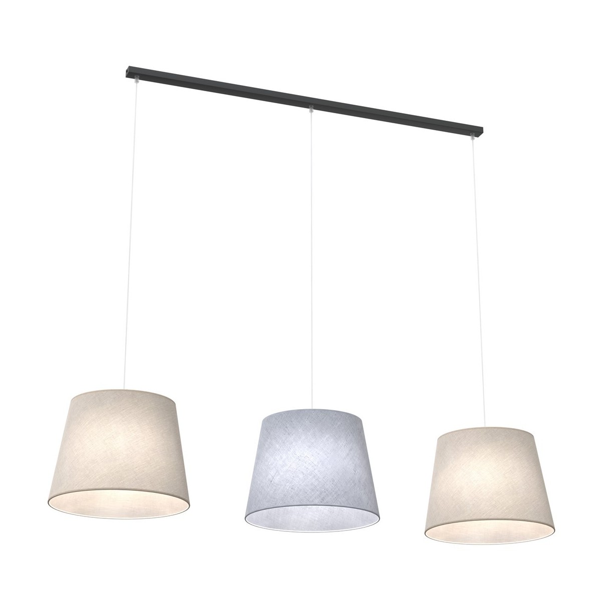 Emibig EPOCA 3 MIX EM1406/3 kolor czarny z kategorii lampy wiszące