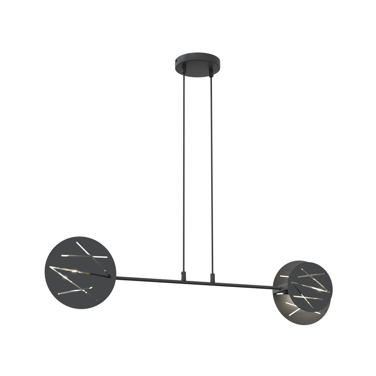 Emibig XOTIC 2 BL EM1411/2 kolor czarny z kategorii lampy wiszące
