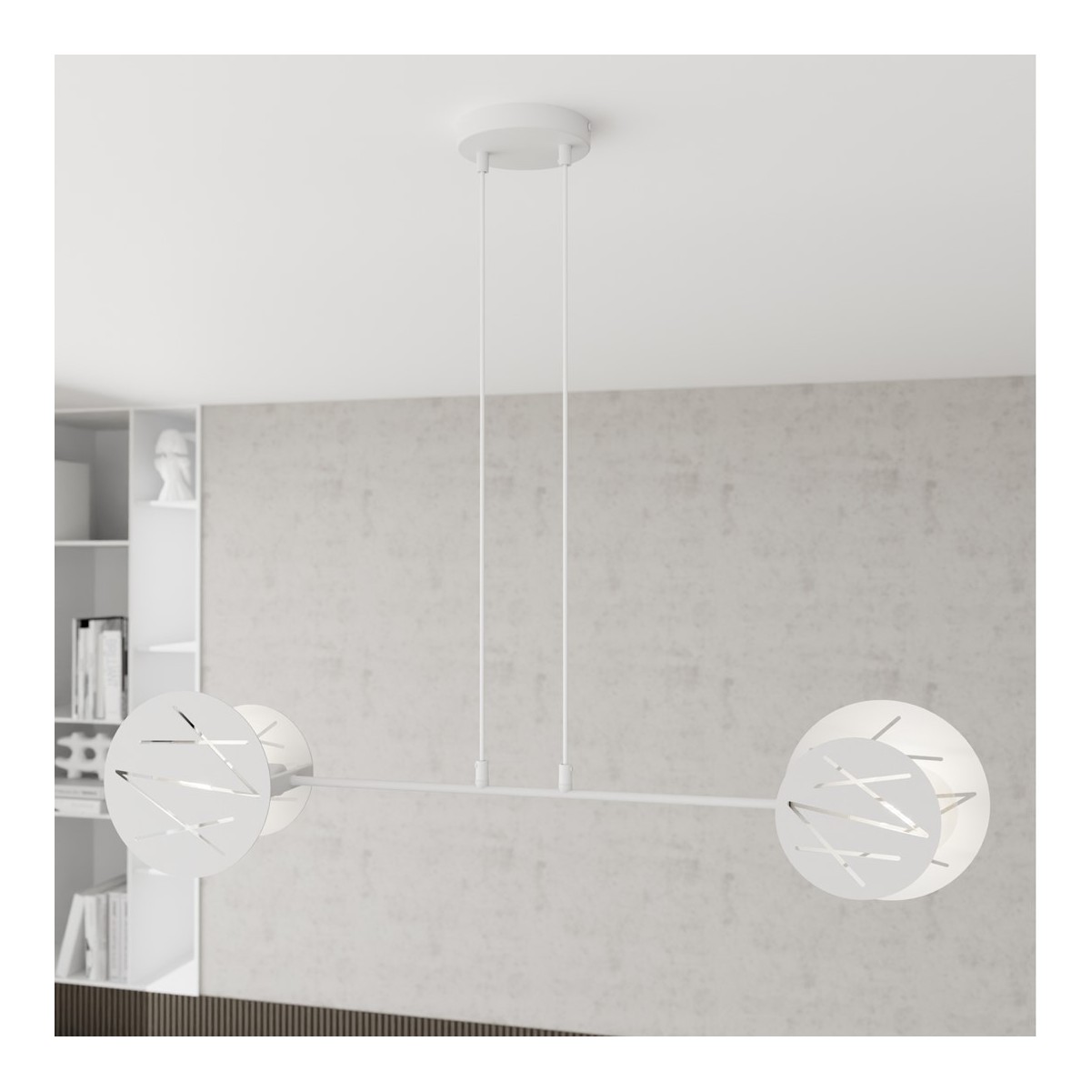 Emibig XOTIC 2 WH EM1412/2 kolor biały z kategorii lampy wiszące