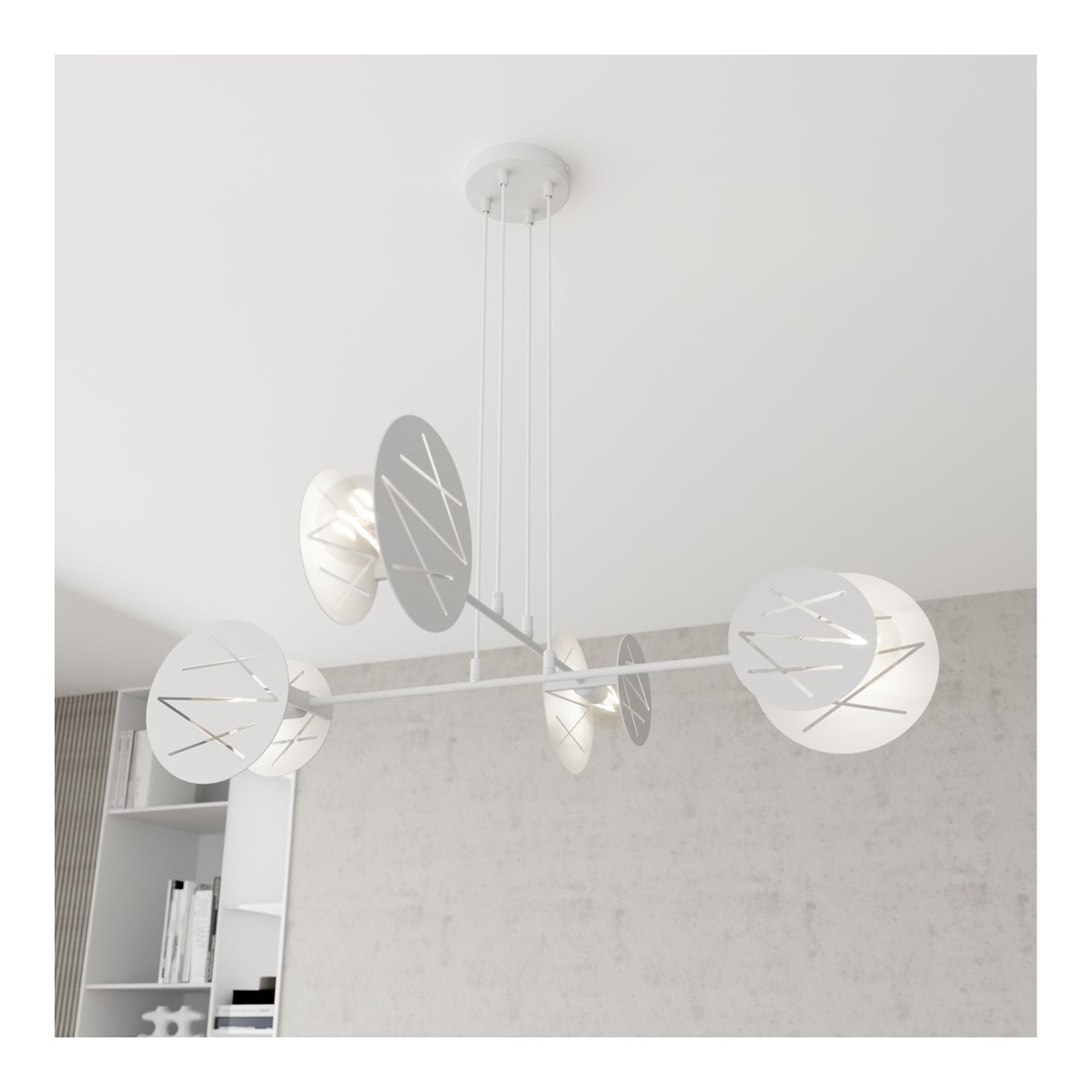 Emibig XOTIC 4 WH EM1412/4 kolor biały z kategorii lampy wiszące