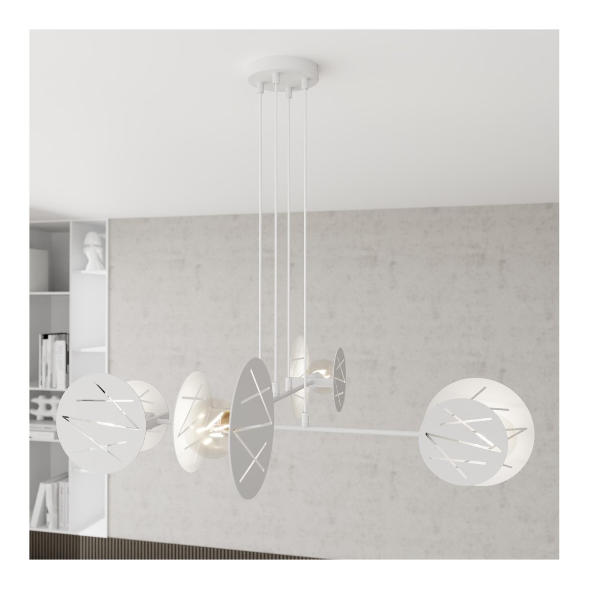 Emibig XOTIC 4 WH EM1412/4 kolor biały z kategorii lampy wiszące