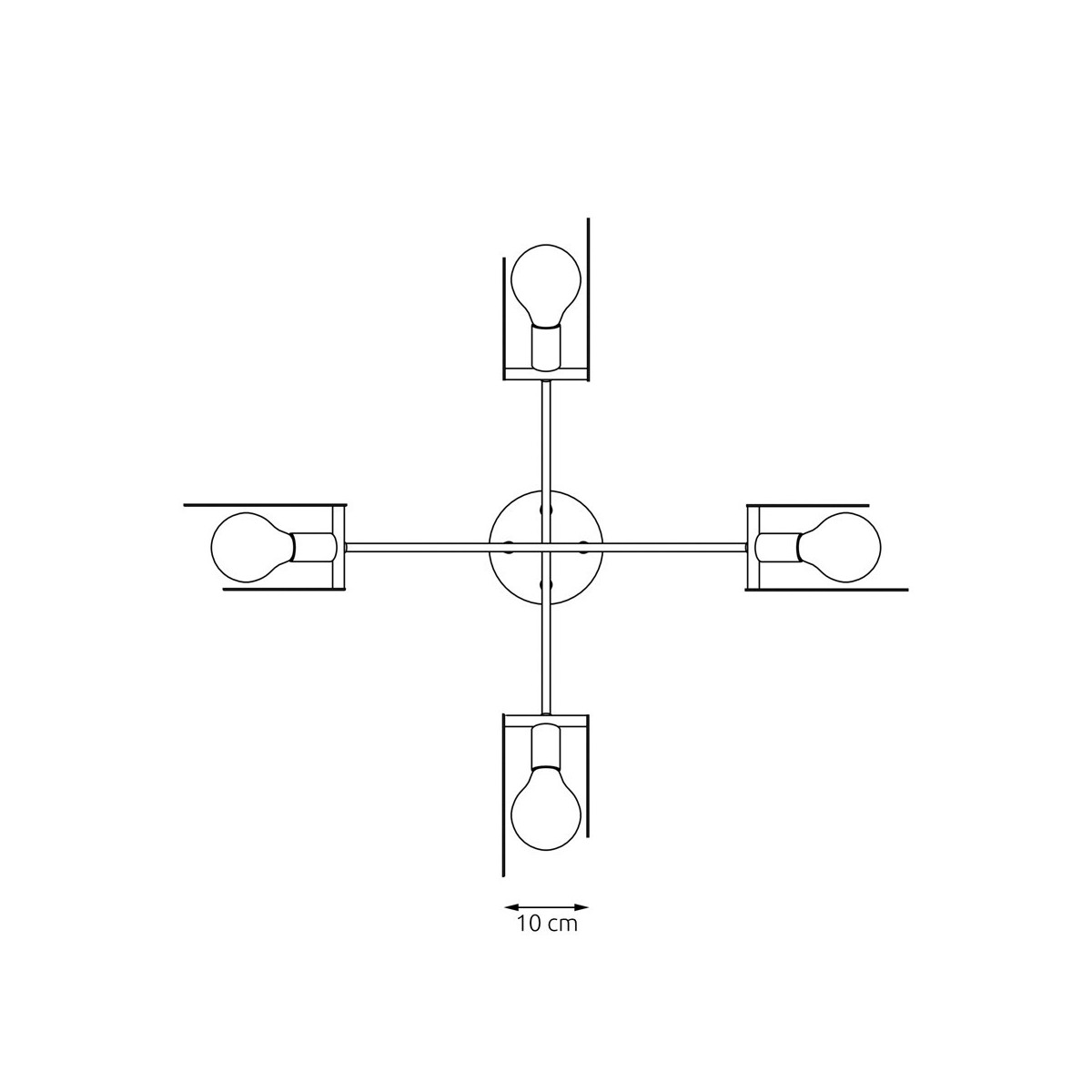 Emibig EUFORIA 4 BL EM1413/4 kolor czarny z kategorii lampy wiszące