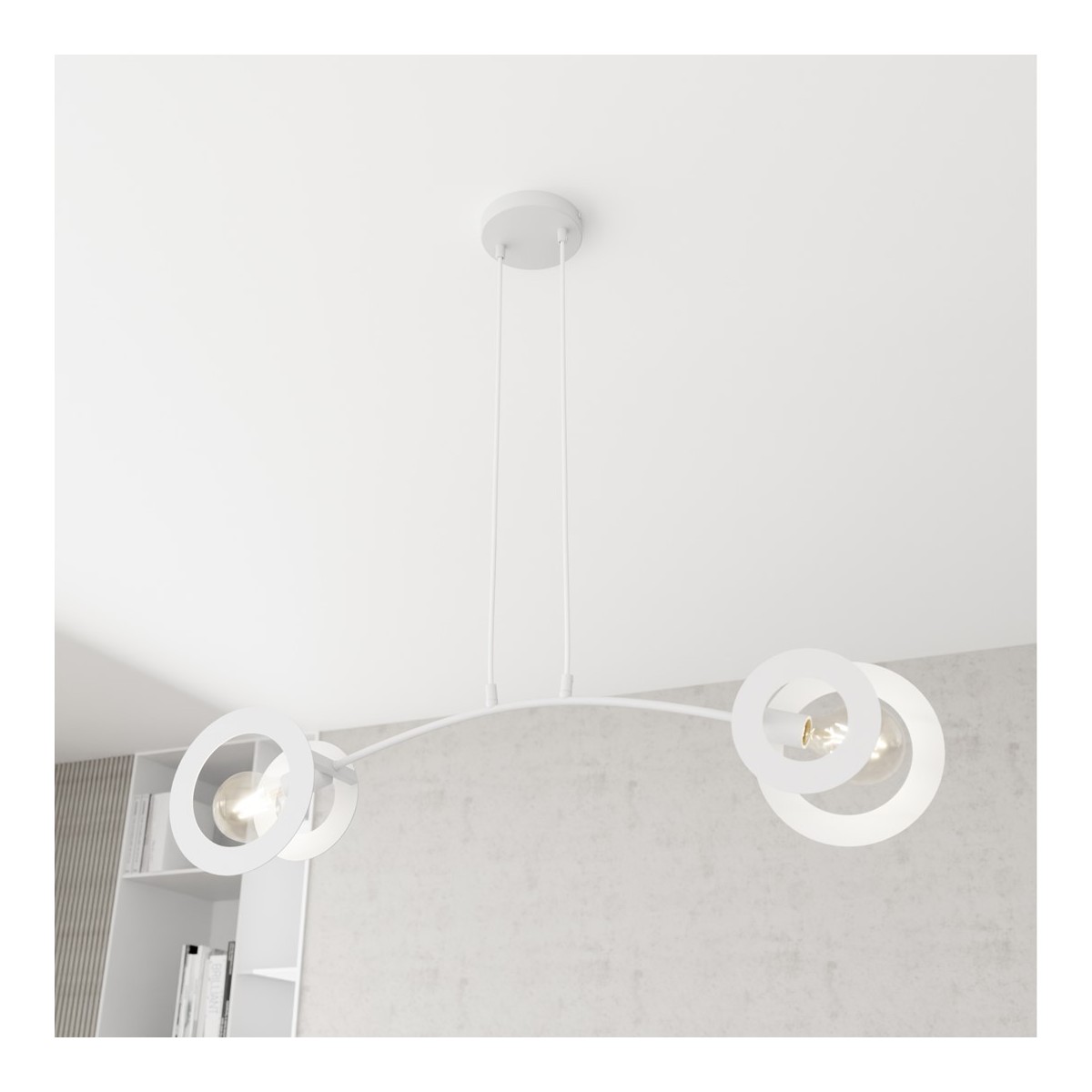 Emibig EUFORIA 2 WH EM1414/2 kolor biały z kategorii lampy wiszące