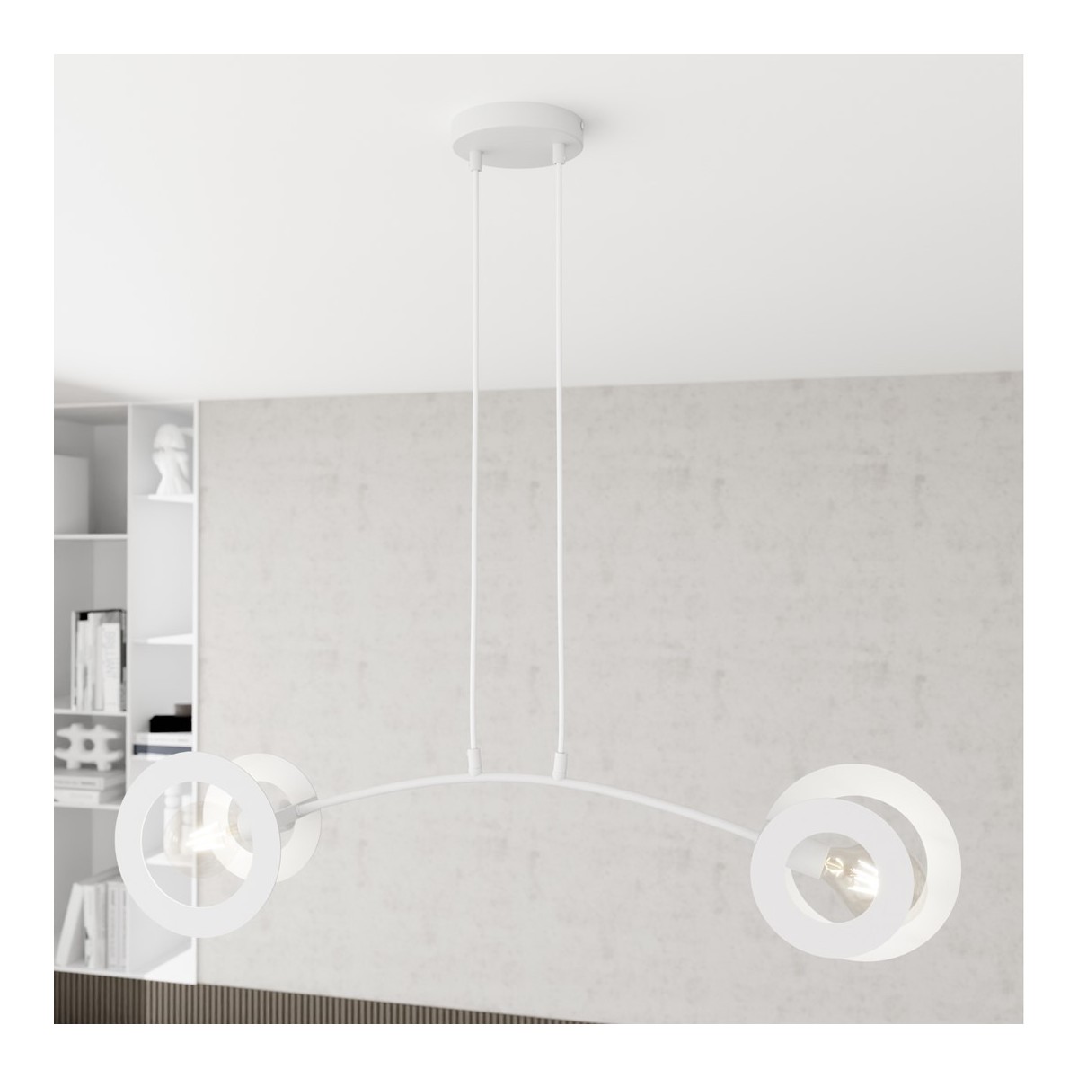 Emibig EUFORIA 2 WH EM1414/2 kolor biały z kategorii lampy wiszące