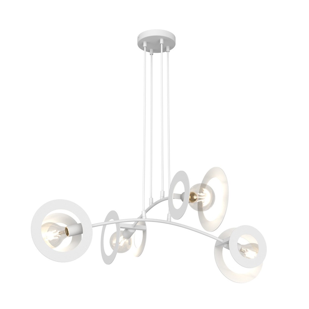 Emibig EUFORIA 4 WH EM1414/4 kolor biały z kategorii lampy wiszące